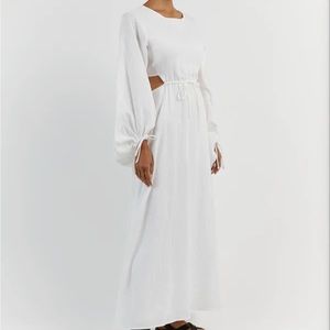 DISSH Molly White Linen Dress